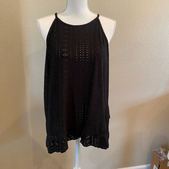 Eyelet Women's Tank Top Size XL - Picture 1 of 4
